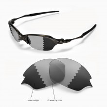 Walleva Transition/Photochromic Polarized Replacement Lenses for Oakley Romeo 2.0 Sunglasses 